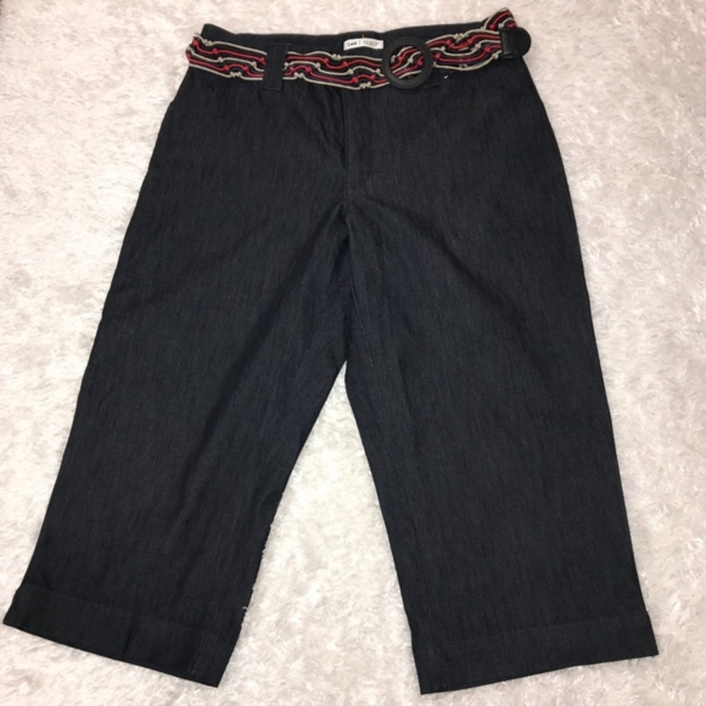 🔸 Lee Denim Capris W/Belt